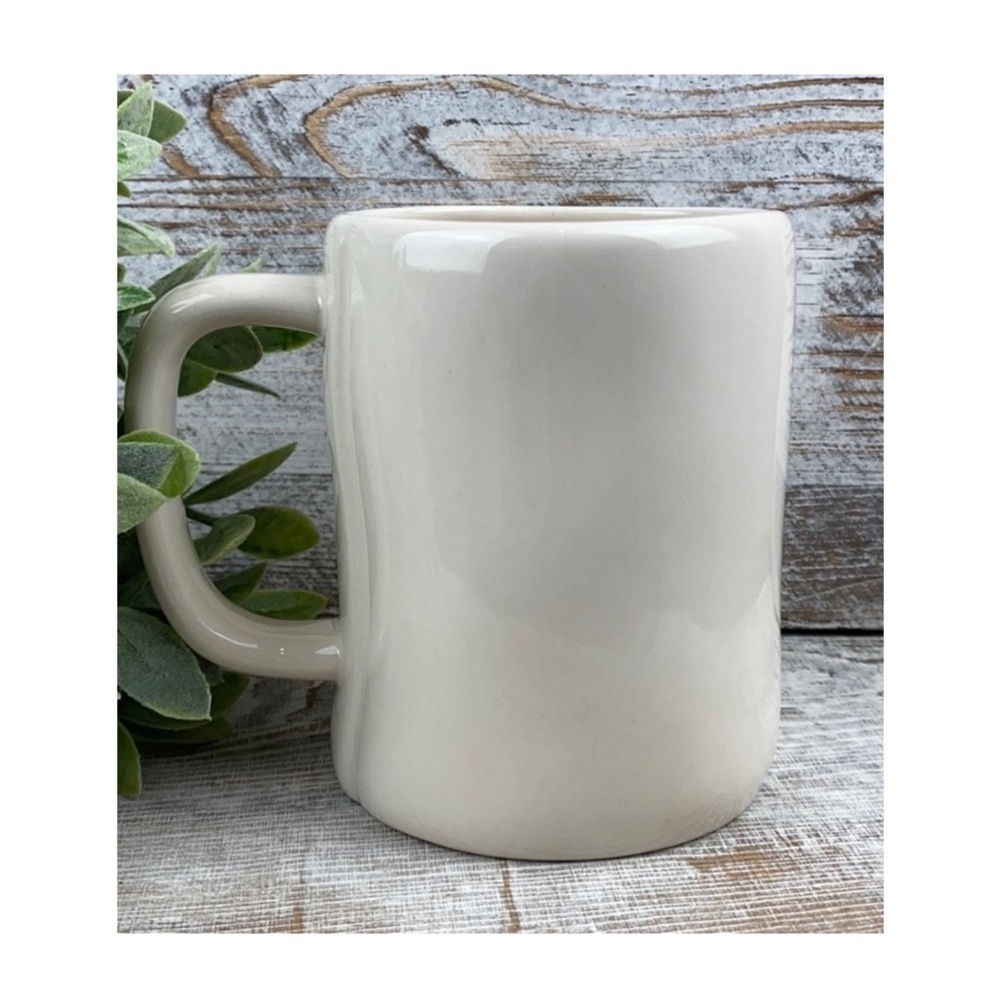 NWT Rae Dunn Black & White Ceramic “PHD” 16OZ Mug - Picture 2 of 4